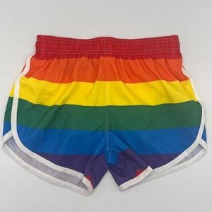 New UZZI Swim Trunks Size‎ XS Rainbow Stripe